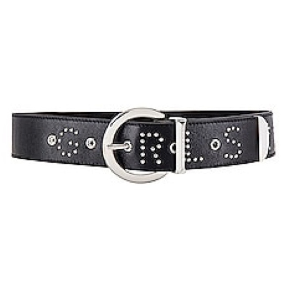 GRLFRND womenโs Leather Belt in Black